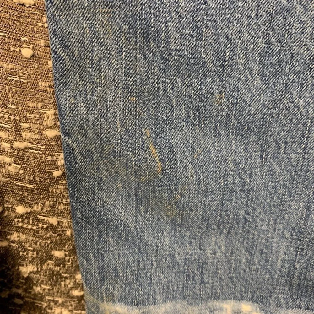 Polo Ralph Lauren Distressed Classic Fit Jeans Blue Denim 39x30 Mens Frayed